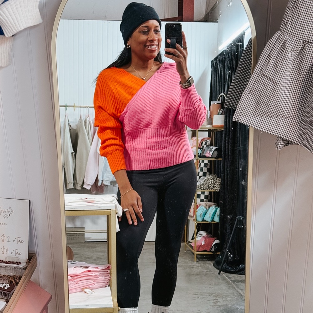 BNWT Criss-Cross Boutique Sweater